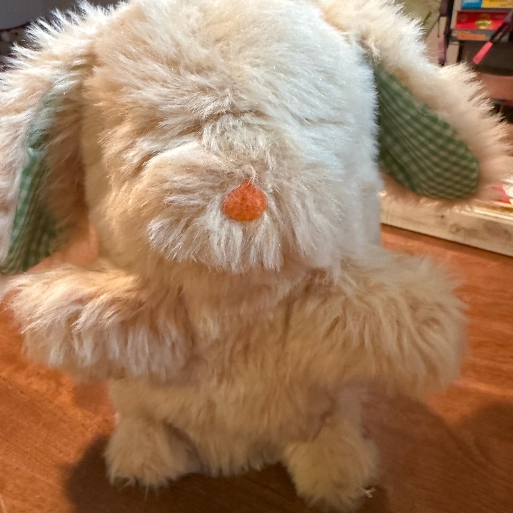 Vintage Ms. Nora stuffed Bunny puppet